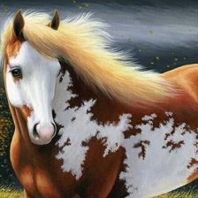 Схема вышивки «лошадка»