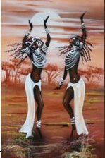 Схема вышивки «Африка»