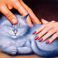 Схема вышивки «сближение»