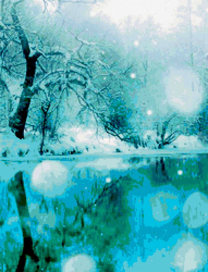 Зимний лес - лес, природа, зима - предпросмотр