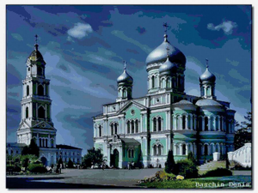 «Серафимов Дивеевский во имя Святой Троицы женский монастырь» - храмы, купола, соборы, церкви, природа, пейзаж - предпросмотр