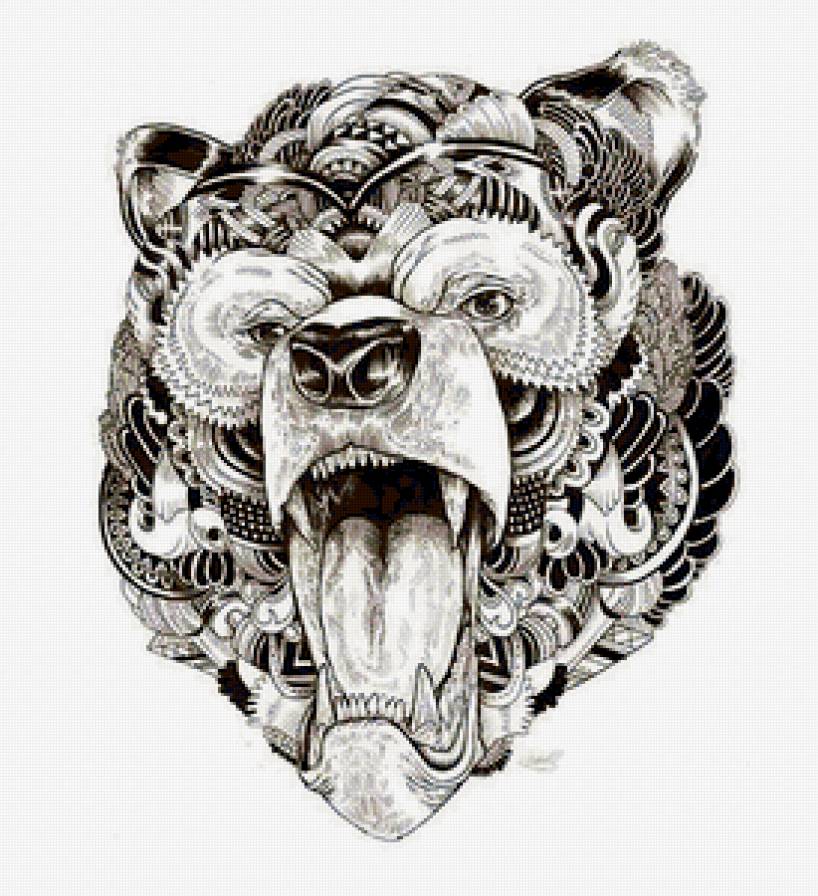 Мишка - медведь - предпросмотр