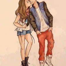 Схема вышивки «Парочка»