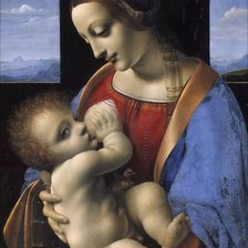 Схема вышивки «МАДОННА С МЛАДЕНЦЕМ»