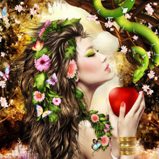 Схема вышивки «женщина»