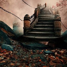 Схема вышивки «мост»