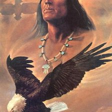 Схема вышивки «Полет орла»