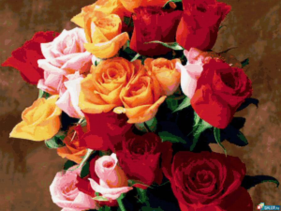 розы - розы, букет, цветы - предпросмотр