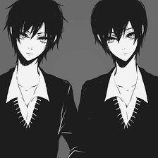 Схема вышивки «близнецы»