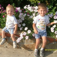 Схема вышивки «мои детки»