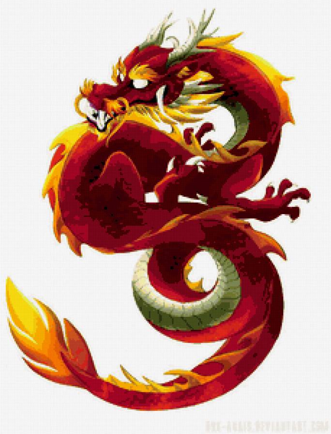 красный дракон 1 - дракон, фэнтези - предпросмотр