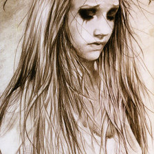 Схема вышивки «Girl»