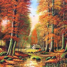 Схема вышивки «Сторожка»