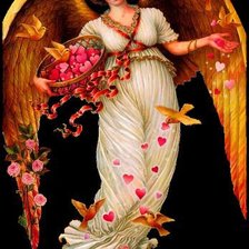 Схема вышивки «ангел»