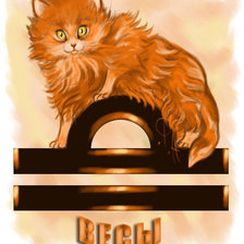 Схема вышивки «знаки зодиака.Весы»