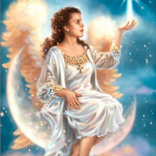 Схема вышивки «ангел»