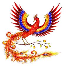 Схема вышивки «Жар птица»