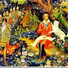 Схема вышивки «сказки Пушкина»