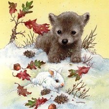 Схема вышивки «друзья»