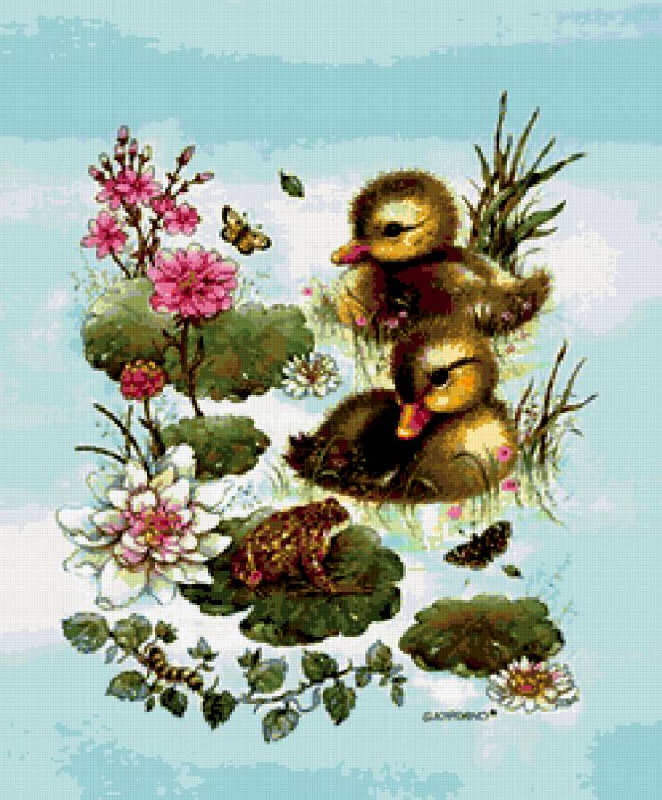 на пруду - деткам - предпросмотр