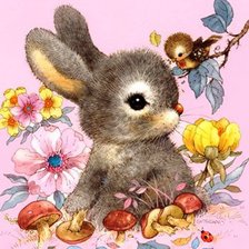 Схема вышивки «Зайка»