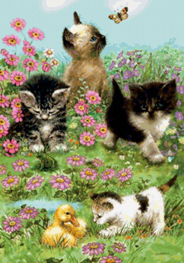 Приветик - любимцы, пушистые комочки - предпросмотр