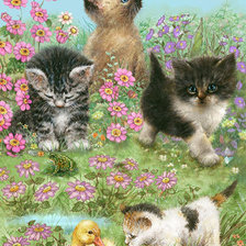 Схема вышивки «Приветик»