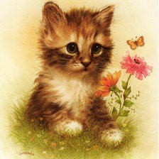 Схема вышивки «Приветик»