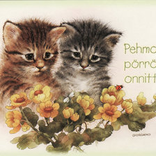 Схема вышивки «Пушистые любимцы»