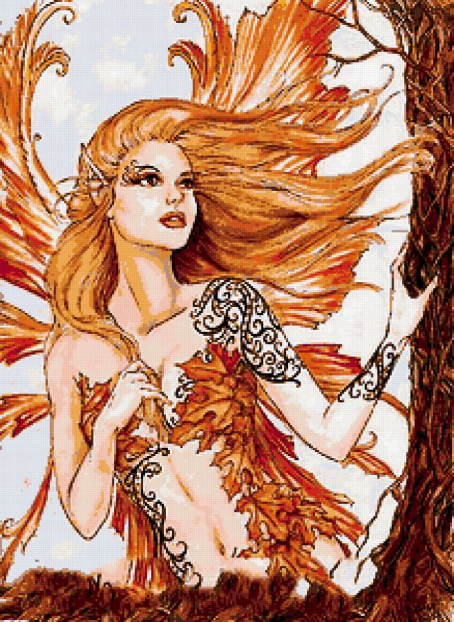 эльф - миф, девушка, мифология, фея, осень, сказка, эльфы - предпросмотр