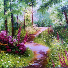 Схема вышивки «Сад»