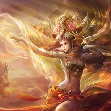 Схема вышивки «Повелительница драконов»