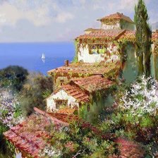 Схема вышивки «Италия»