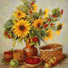 Схема вышивки «Цветы»