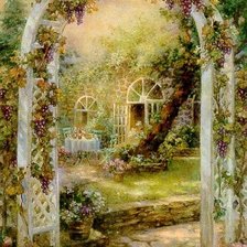 Схема вышивки «Сад»