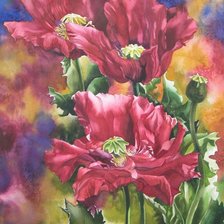 Схема вышивки «Цветы»