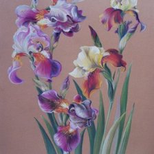 Схема вышивки «Цветы»