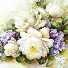 Схема вышивки «Цветы»