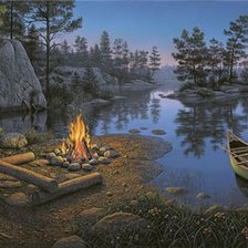 Ночной костер