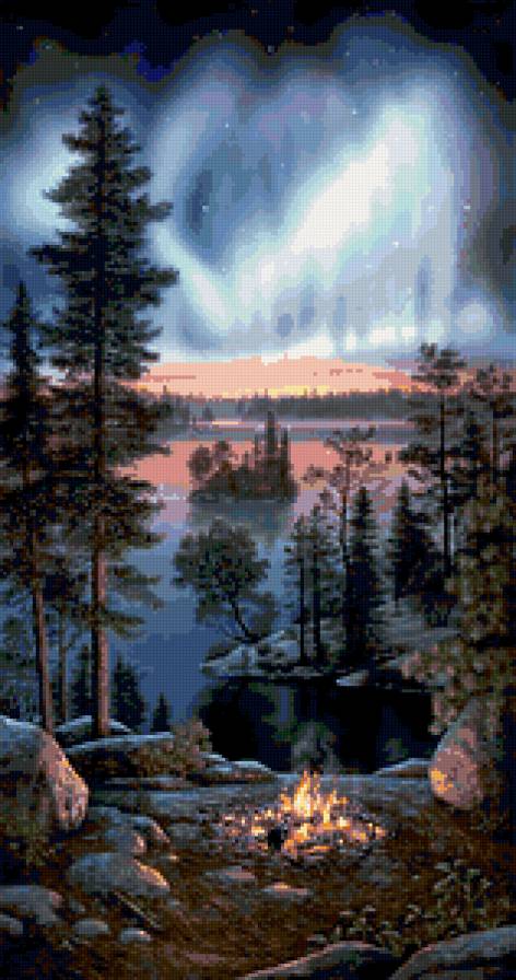 Северное сияние - предпросмотр