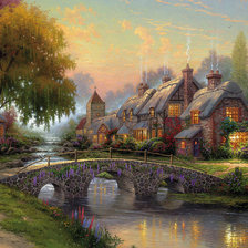 Схема вышивки «Домик»