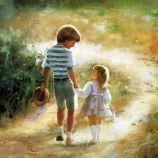 Схема вышивки «Дональд Золан. Дети (3)»