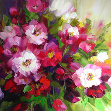 Схема вышивки «Цветы»