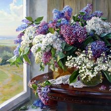 Схема вышивки «Цветы»