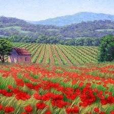 Схема вышивки «Пейзаж»