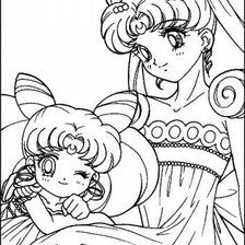 Схема вышивки «Усаги и Чмбиуса»