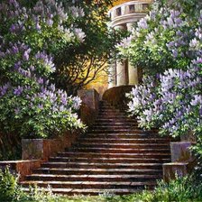 Схема вышивки «Пейзаж»