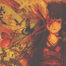 Схема вышивки «Девушка»