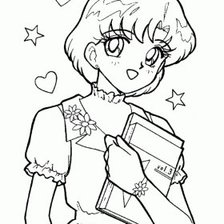 Схема вышивки «Ами Мицуно»