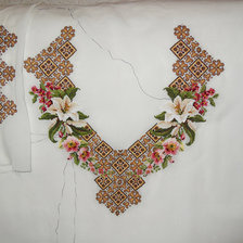 Схема вышивки «123»